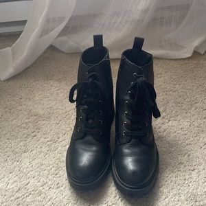 Black Combat Boots